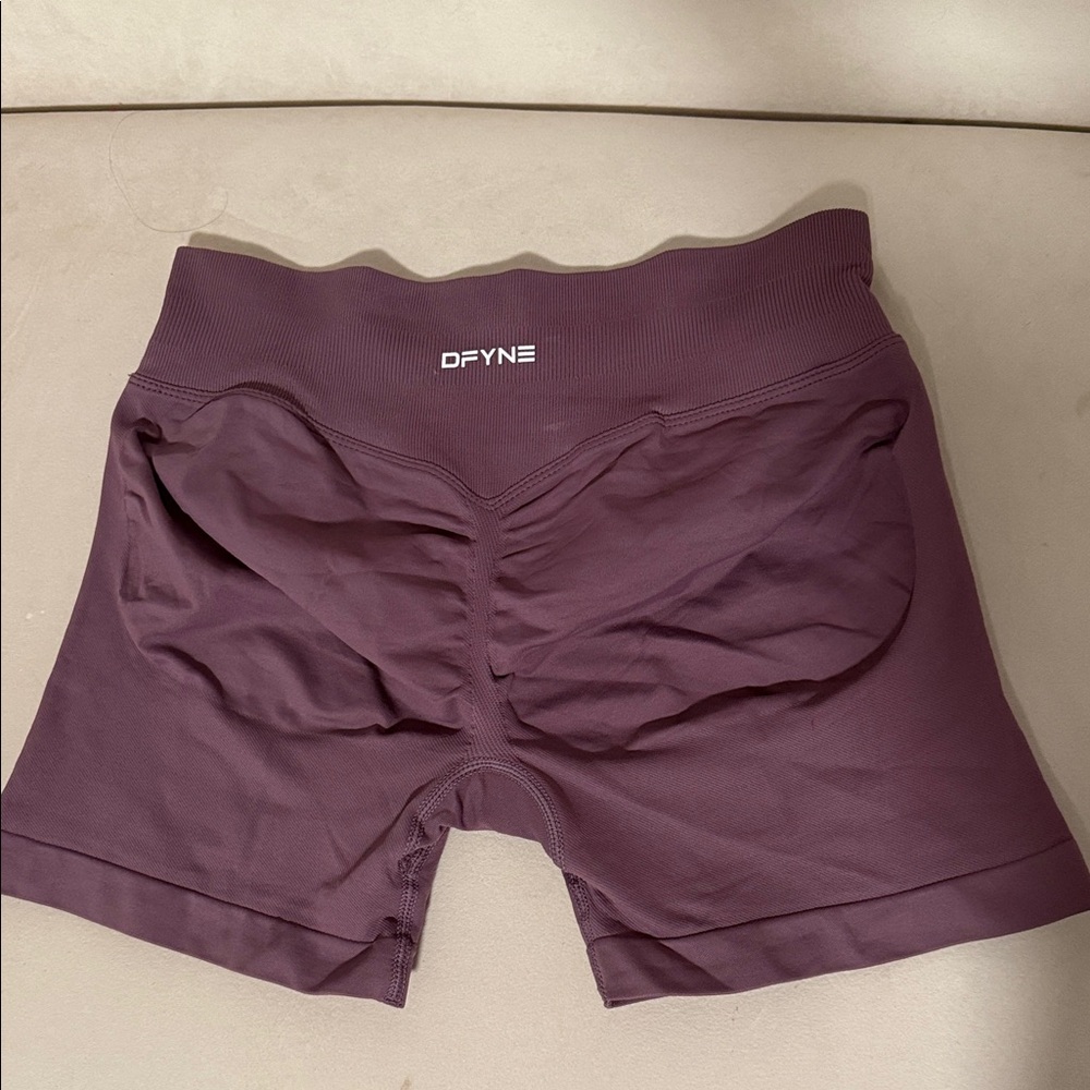 Authentic DFYNE impact 4.5 Bike Shorts — Grape Color